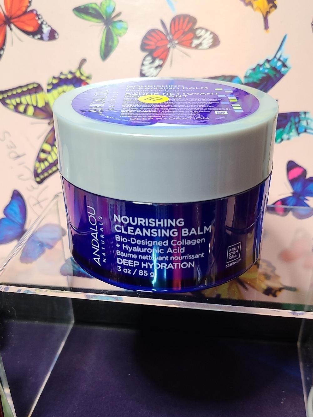 Andalou Naturals Nourishing Cleansing Balm - Deep Hydration (Purple)